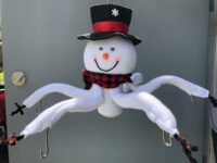 Cover for Bouncer Machine - Snowman