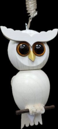 Owl on a stick (White)