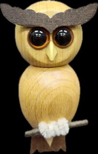 Owl on a stick (Yellow)